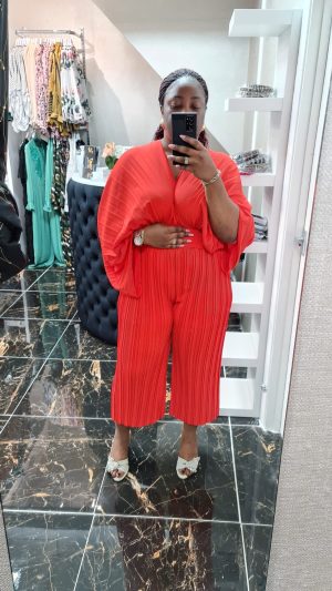 red-co-ord-set
