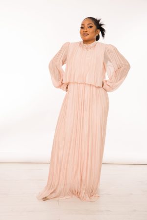 Luxury pleated Dress