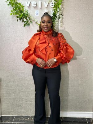 lux-embellished-bow-neck-blouse