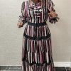 LUX STRIPE MAXI DRESS - Image 3