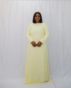 Crystal embellished maxi dress