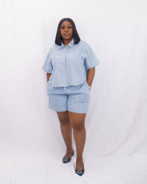 embellished-denim-short-co-ord