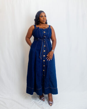 button-up-belted-denim-dress
