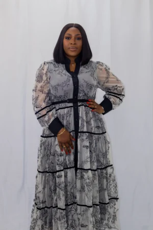 Tiered maxi dress