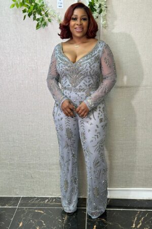 LUX EMBELLISHED JUMPSUIT