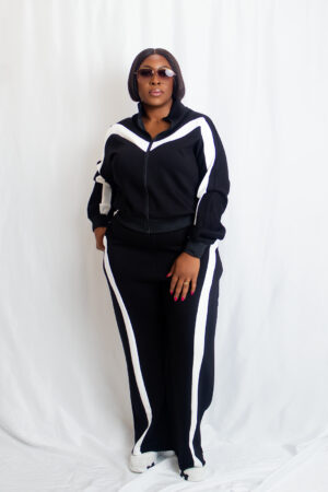 Velvety Motion Zip up Tracksuit